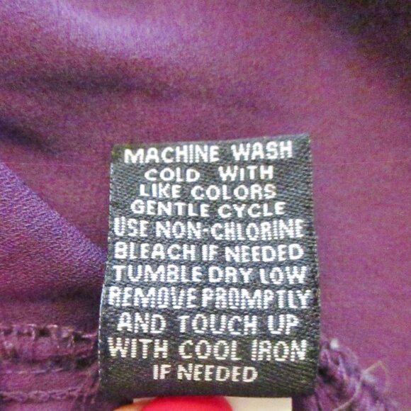 Torrid Georgette Cage Detail Top, Short Sleeve, Purple, Semi Sheer Flowy Size 3X - Picture 9 of 10